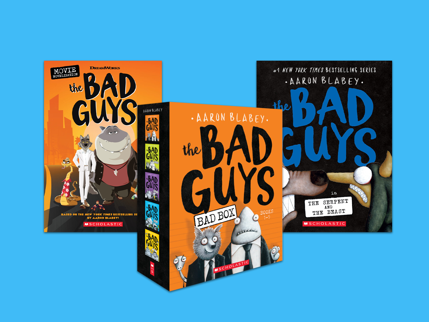 The funny books of the Bad Guys series