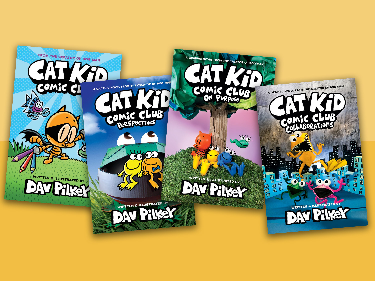 Read the Cat Kid Series With Your Dog Man Lover Scholastic