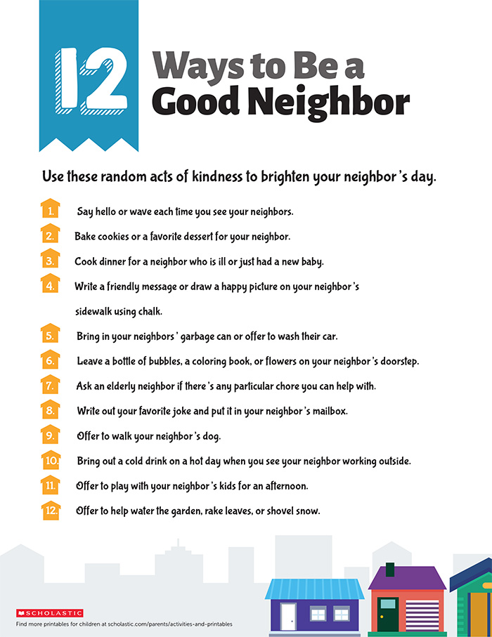 How to Meet Your Neighbors and Spread Kindness