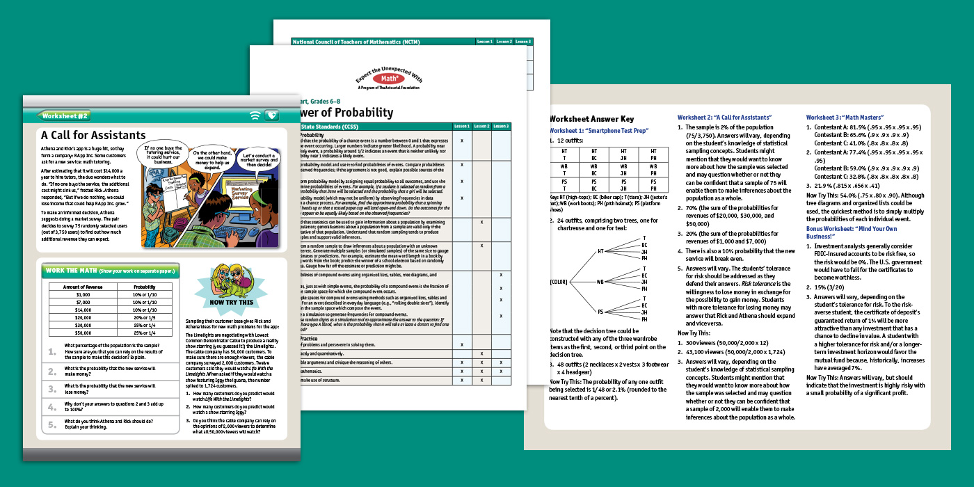 Lesson Plan Simple Probability And Sampling