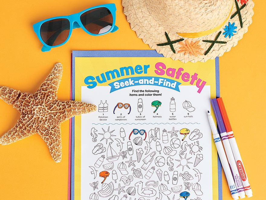 printable summer safety seek and find scholastic