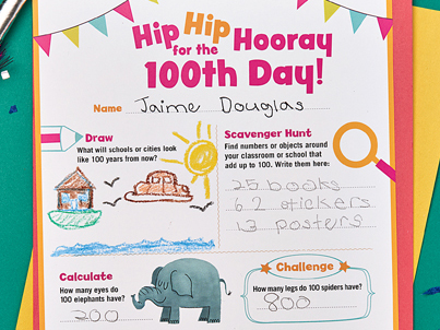 Baby 100 Days Invitation 5