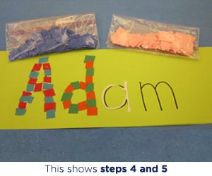 Craft Project Nameplate Mosaics Scholastic