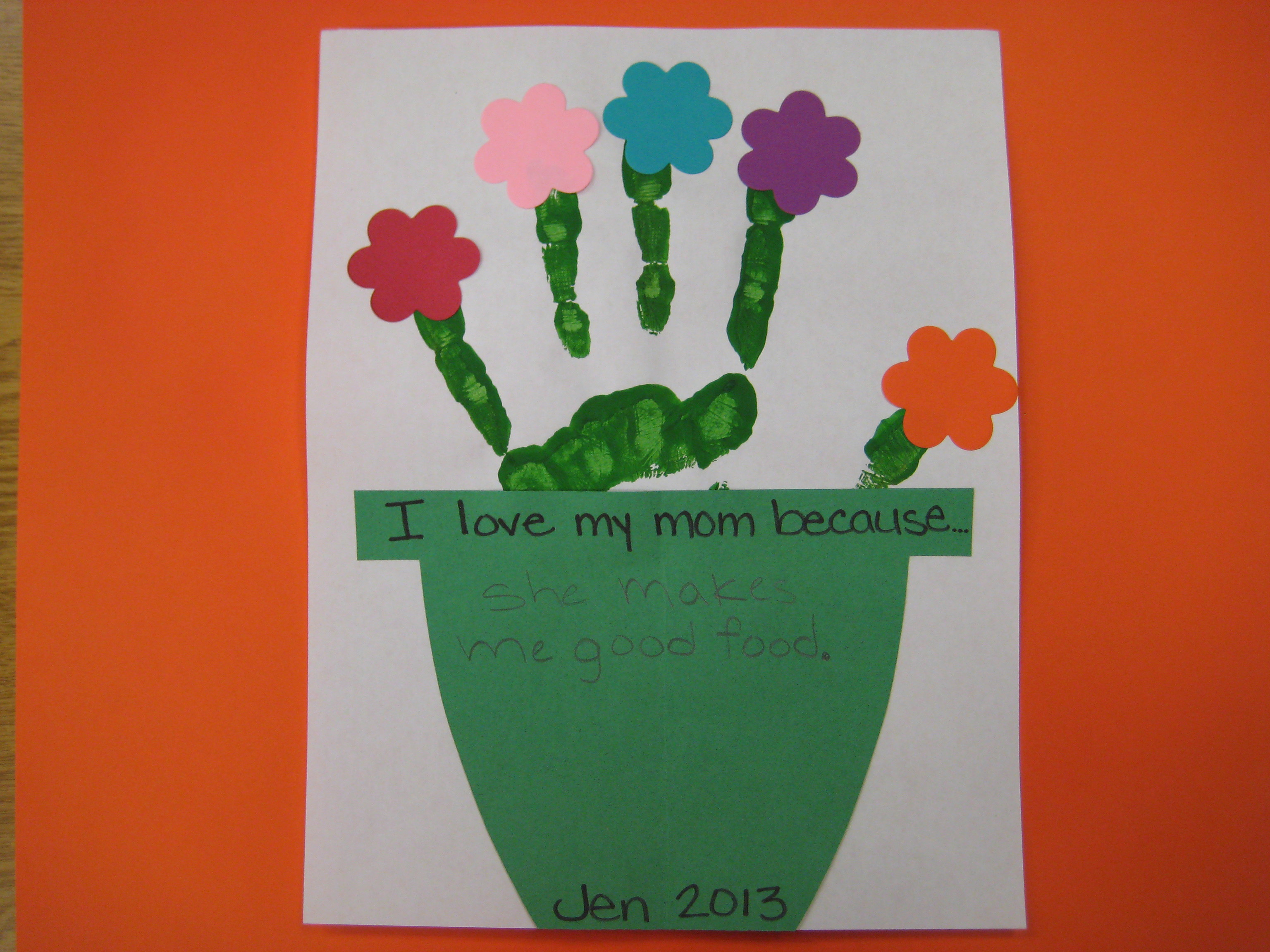 Handprint Flowerpot Craft | Scholastic