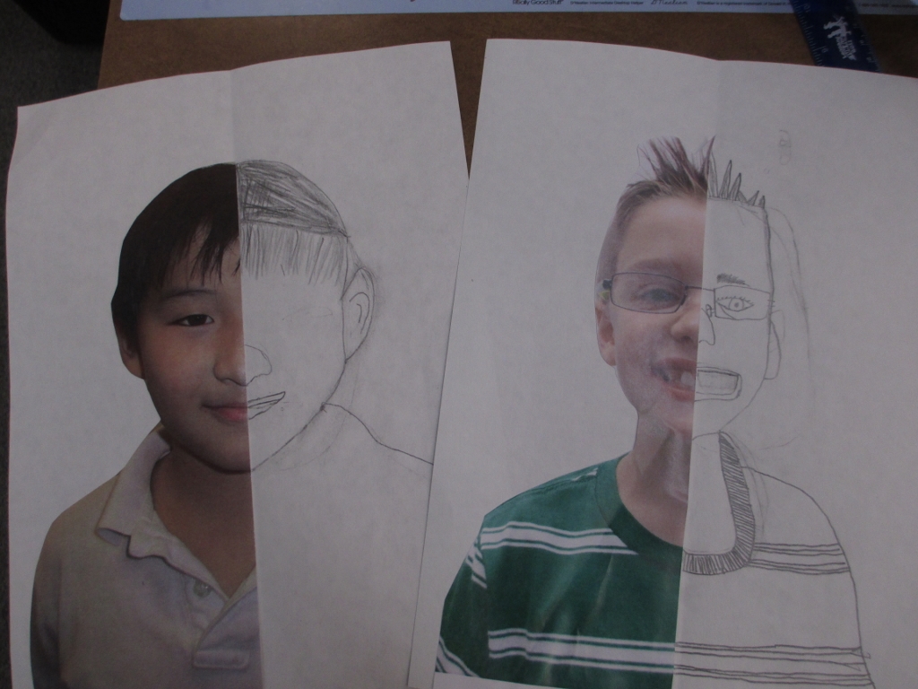 Math Meets Art Symmetry Self Portraits Scholastic