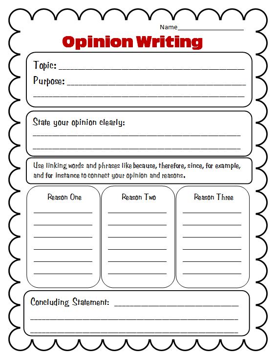 creative writing on opinion