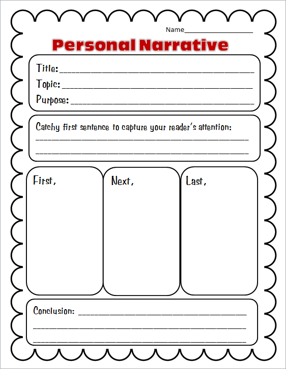 Narrative Essay Prewriting Graphic Organizer Pgbari x fc2