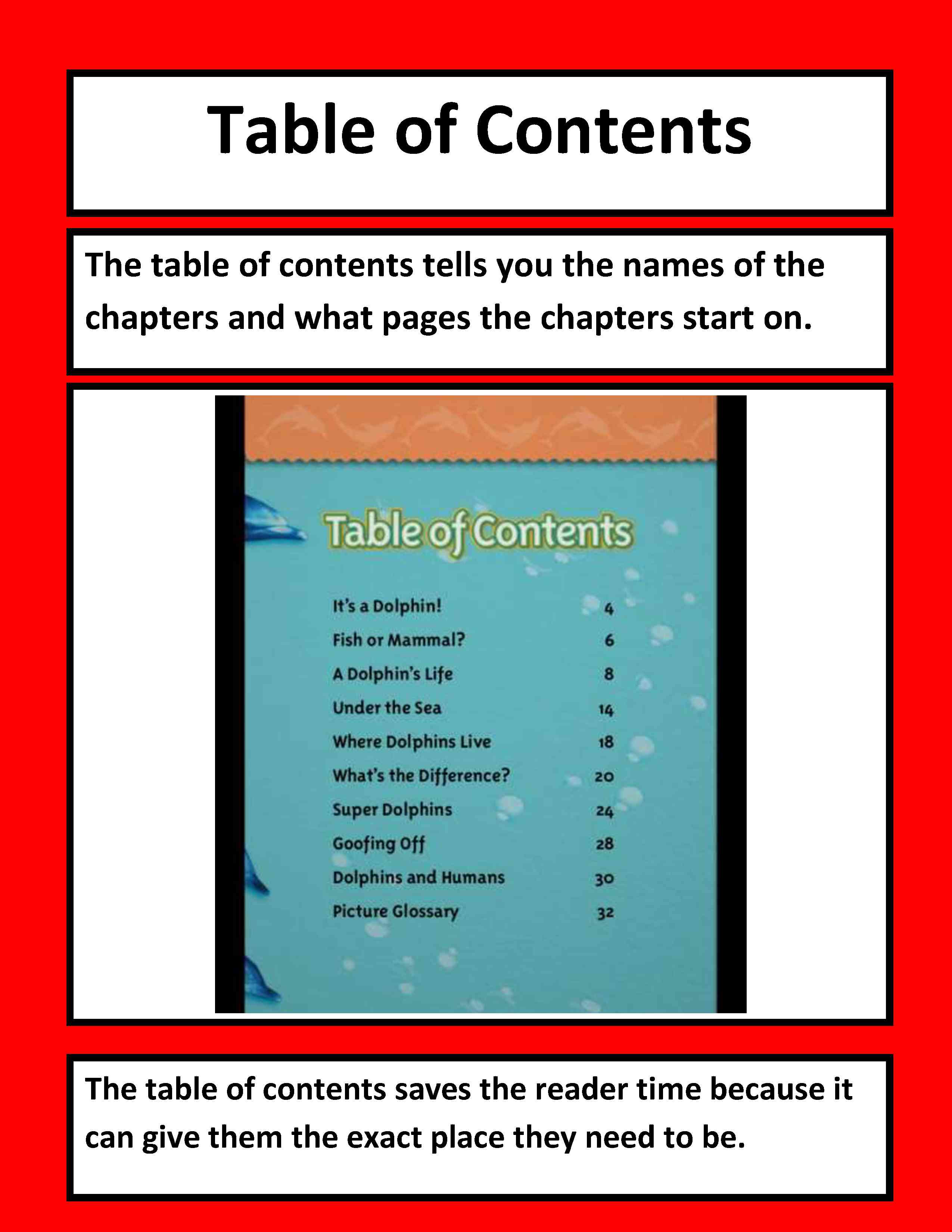 Table Of Contents Template For Kids HQ Printable Documents