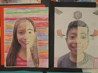 Math Meets Art Symmetry Self Portraits Scholastic