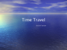 time travel writing assignment