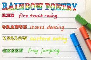 Write Rainbow Inspired Poetry With Your Kids Scholastic Parents