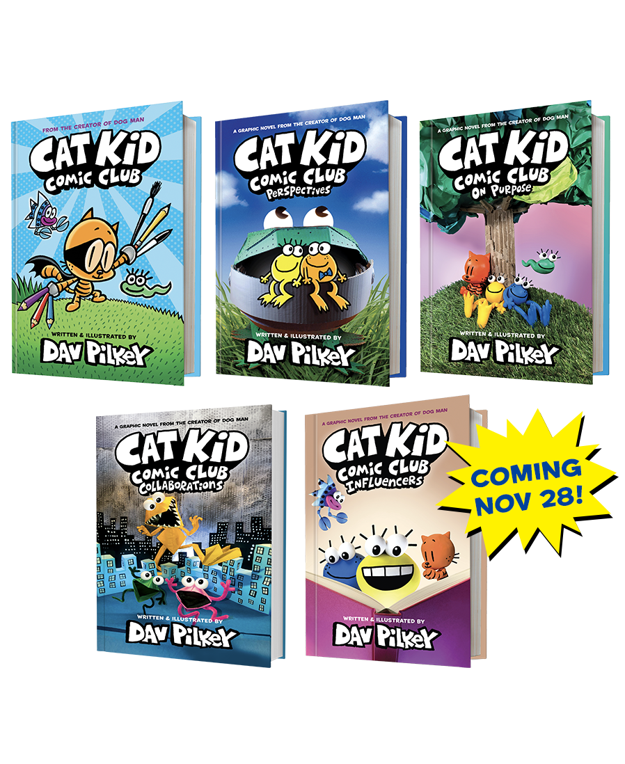 Book Series Bookmarks  Cat Kid Comic Club by Nothing But Kids Books